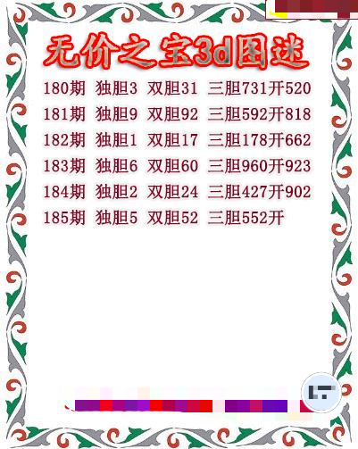 无价之宝送胆