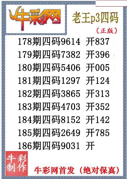 老王胆码