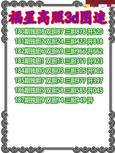 福星高照三胆