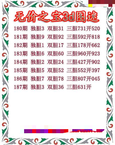无价之宝送胆