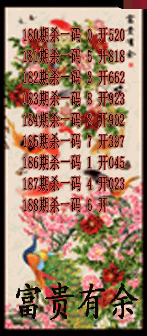 富贵有余杀码