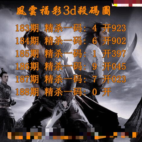 风云杀一码