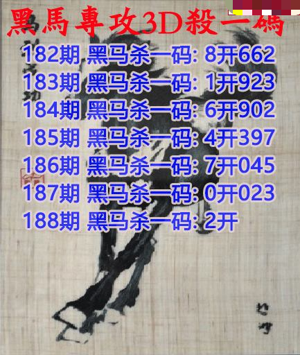 黑马杀码