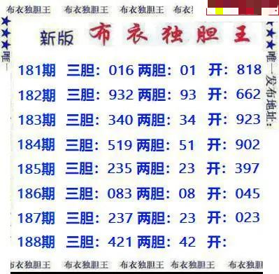 新版布衣独胆王