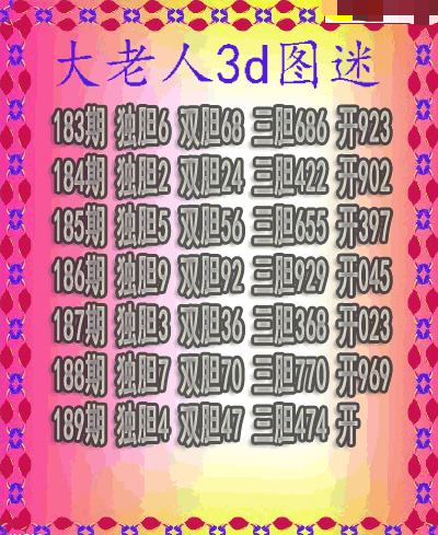 大老人三胆