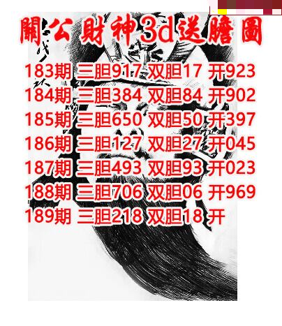 关公财神送胆