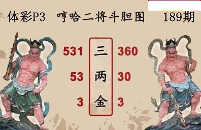 哼哈二将斗胆图