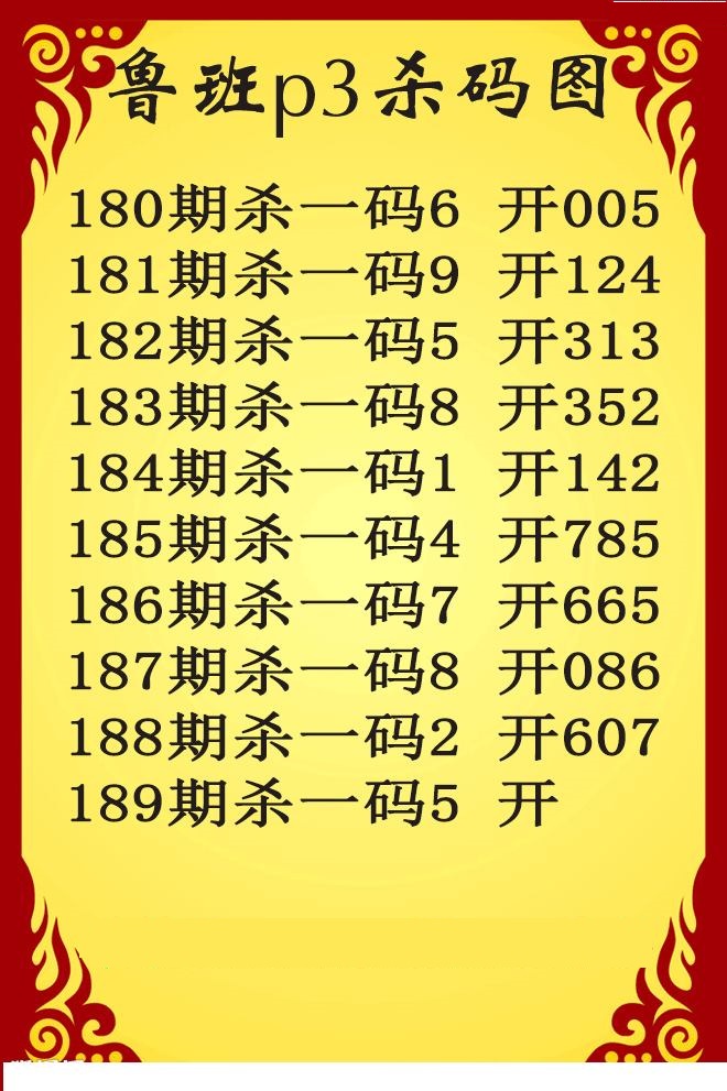 鲁班杀码