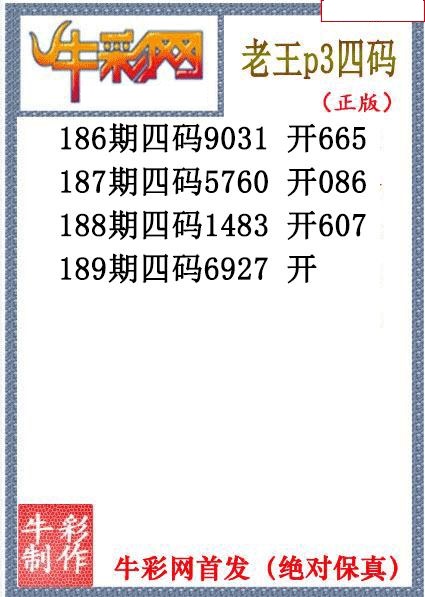 老王胆码