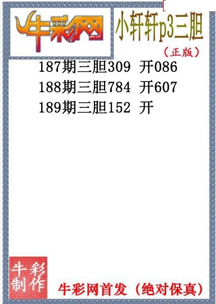 小轩轩三胆