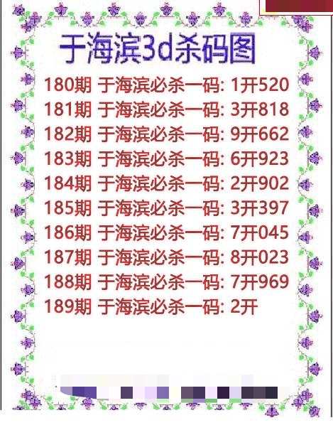 于海滨杀码
