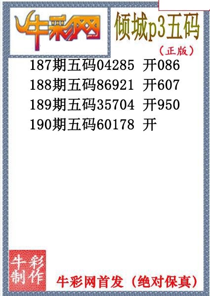 倾城胆码