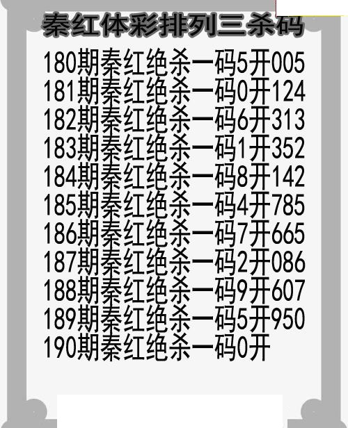 秦红杀码