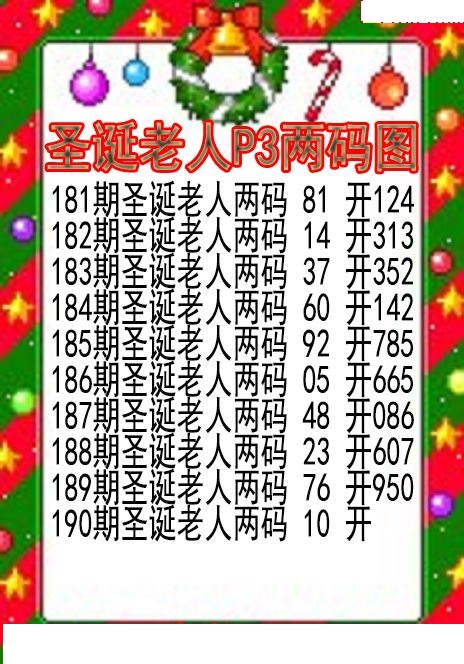 圣诞老人两码图