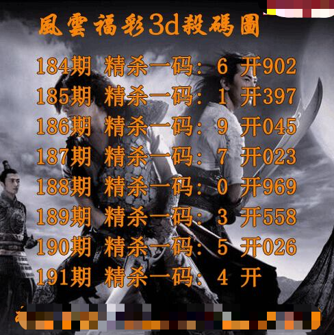 风云杀一码