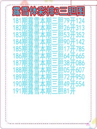露雪三胆图