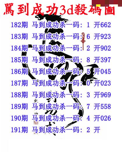马到成功杀码