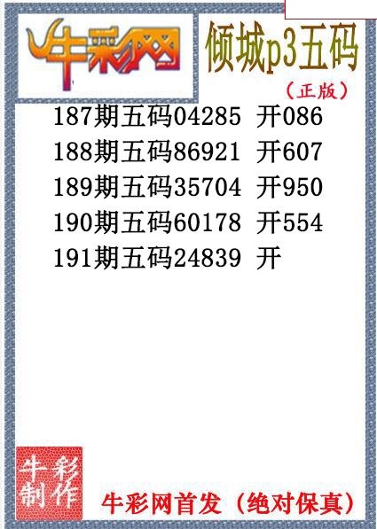 倾城胆码