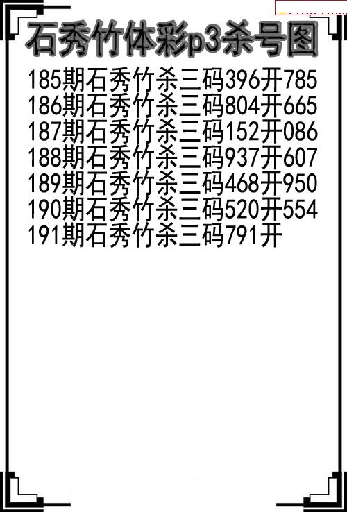 石秀竹杀号图