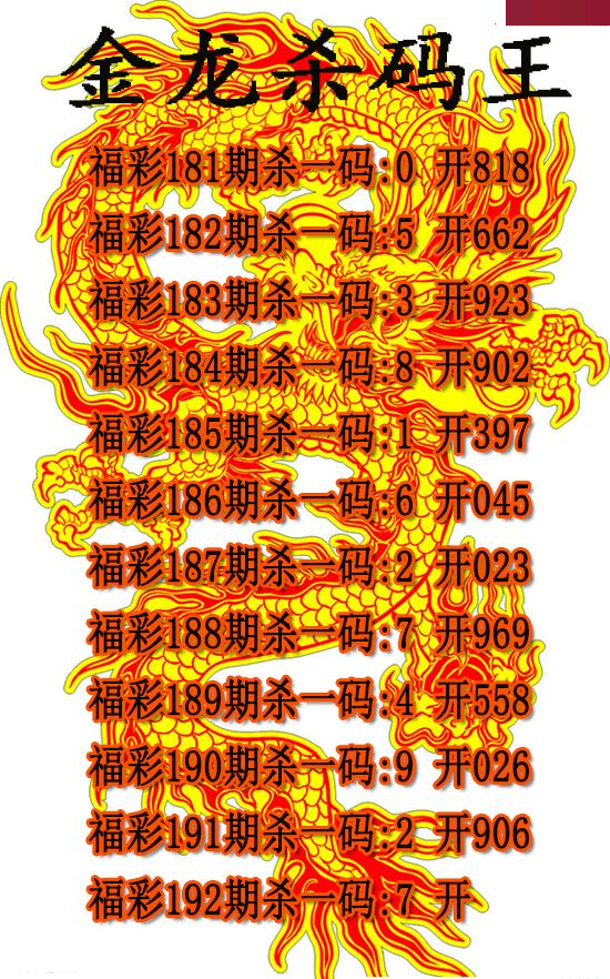 金龙杀码王