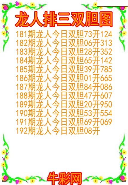 龙人双胆图