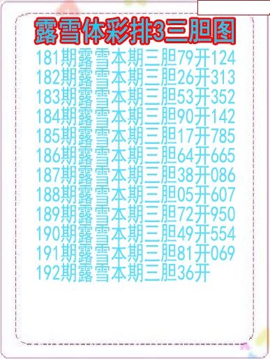 露雪三胆图