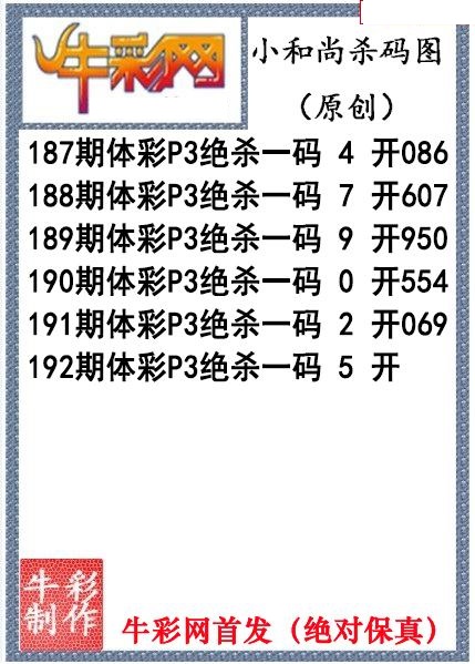 小和尚杀码