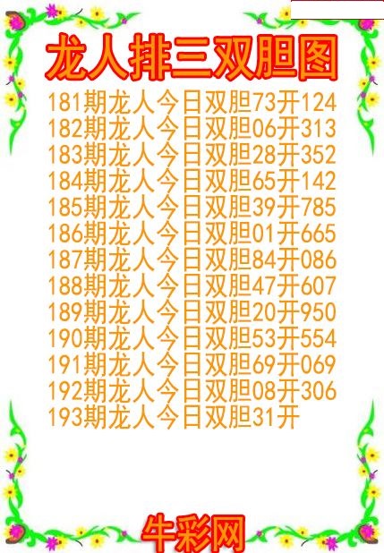 龙人双胆图