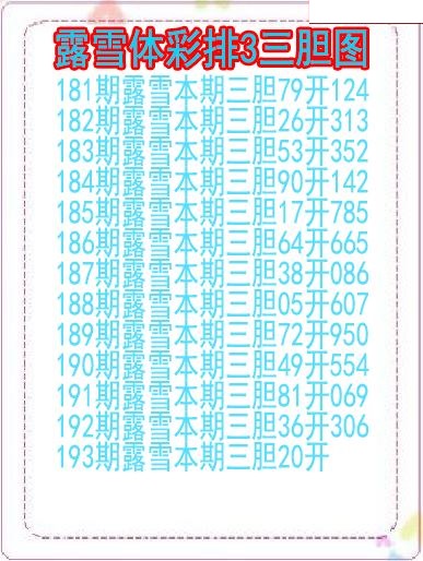 露雪三胆图