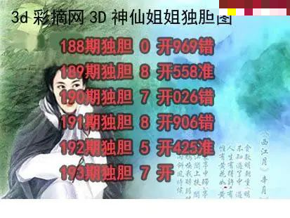 神仙姐姐独胆