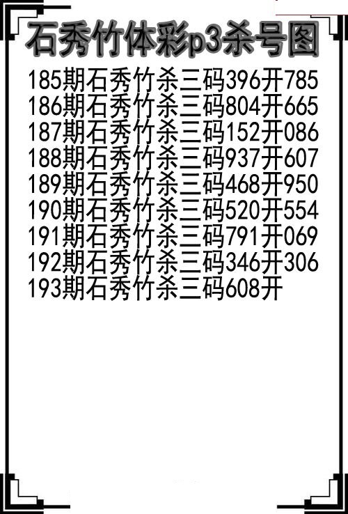 石秀竹杀号图