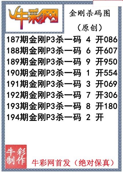 金刚杀码图迷
