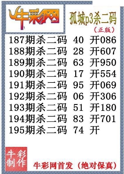 孤城杀码