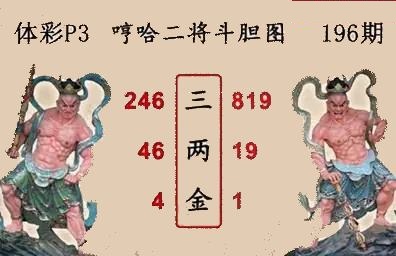 哼哈二将斗胆图