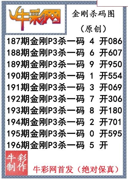 金刚杀码图迷