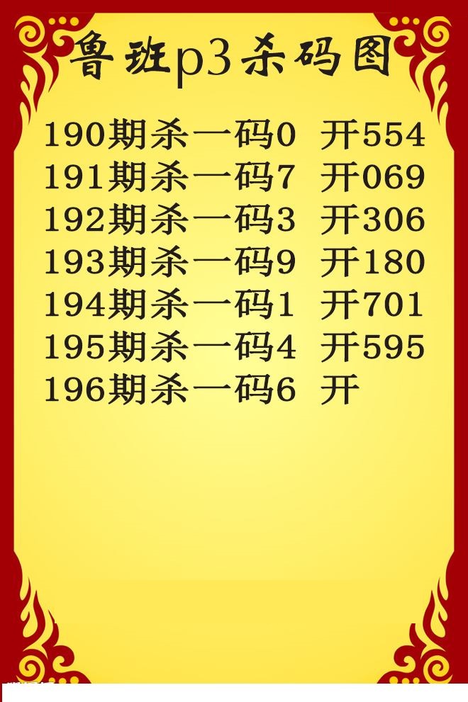 鲁班杀码