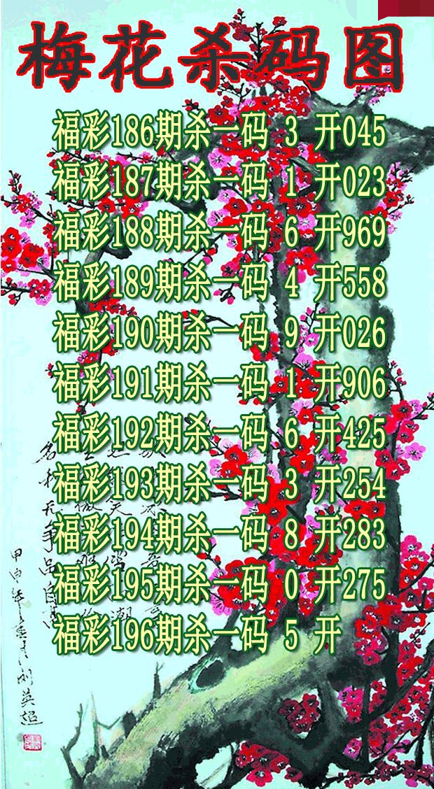 梅花杀码