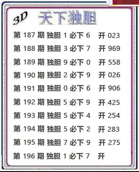 天下独胆