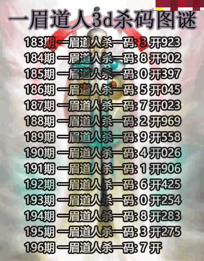 一眉道人杀码