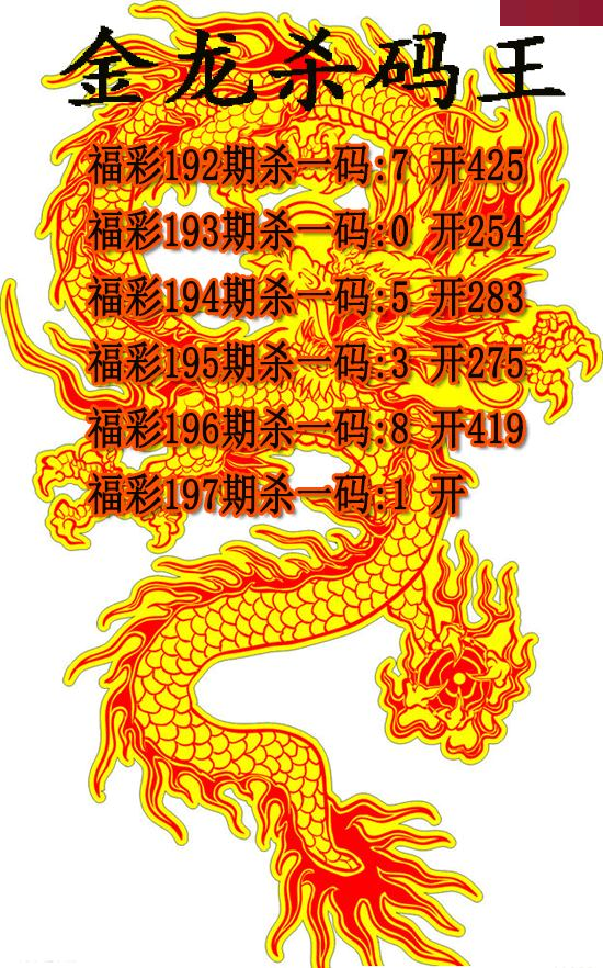 金龙杀码王