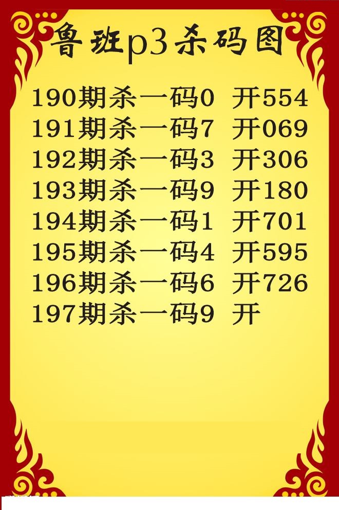 鲁班杀码