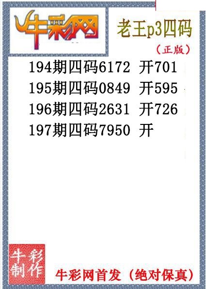 老王胆码