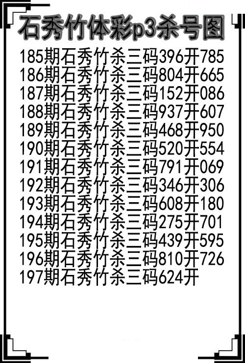 石秀竹杀号图