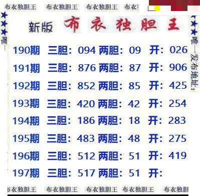 新版布衣独胆王