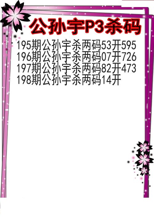 公孙宇杀码图