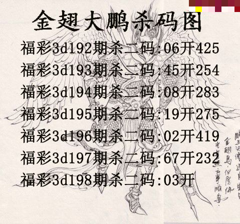 金翅大鹏杀码