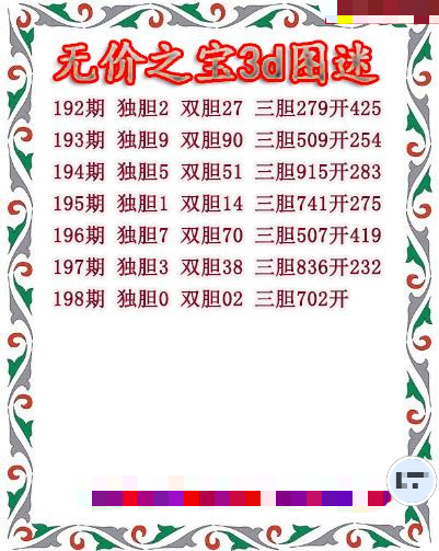 无价之宝送胆