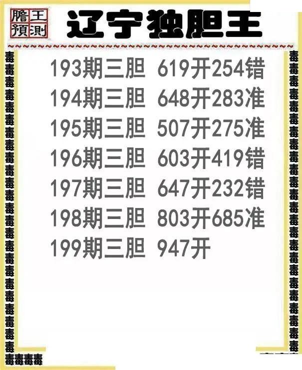 辽宁独胆王