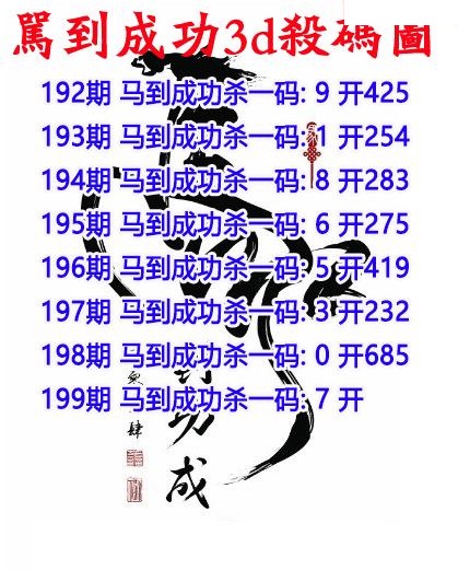 马到成功杀码