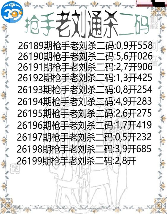 抢手老刘通杀二码